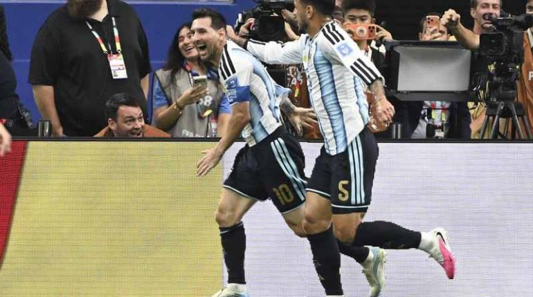 Messi hace historia: marcó dos goles y se convirtió en el máximo goleador de los mundiales