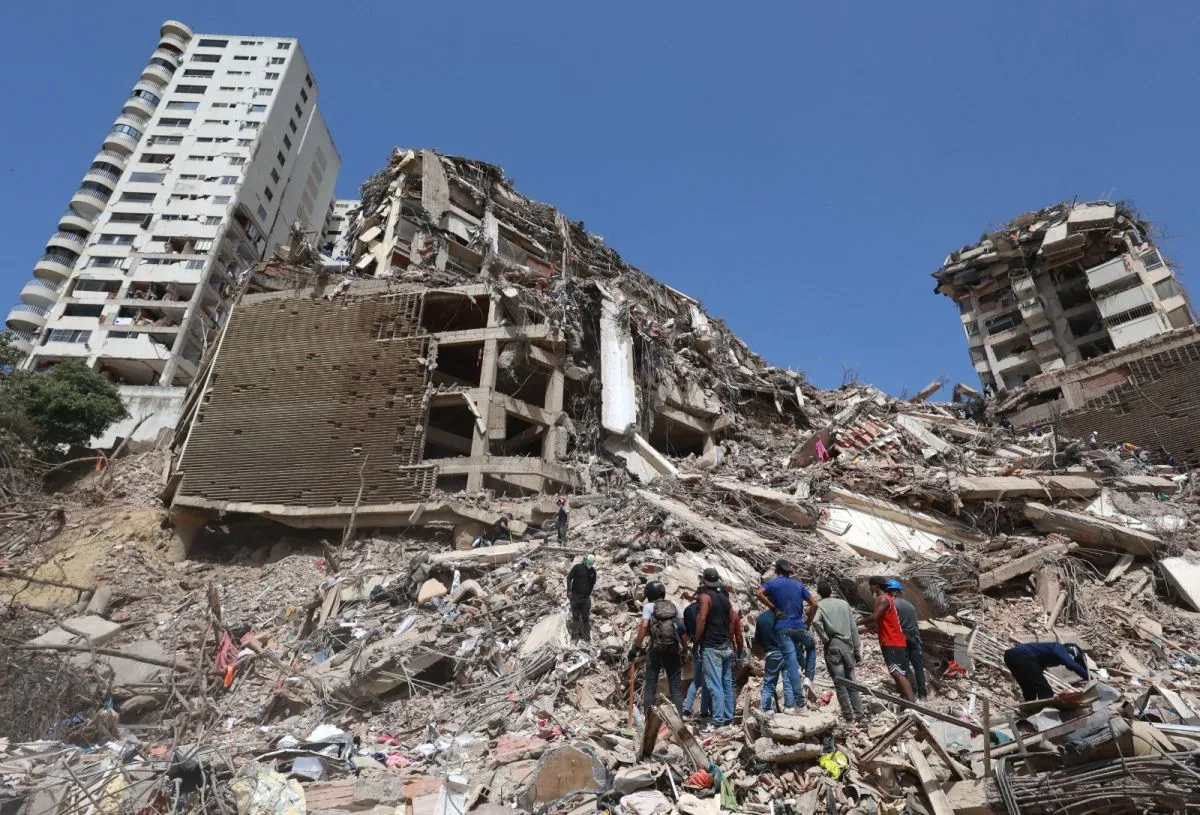 Sube a 1.430 la cifra de muertos por los terremotos en Venezuela, y unos 70.000 desaparecidos