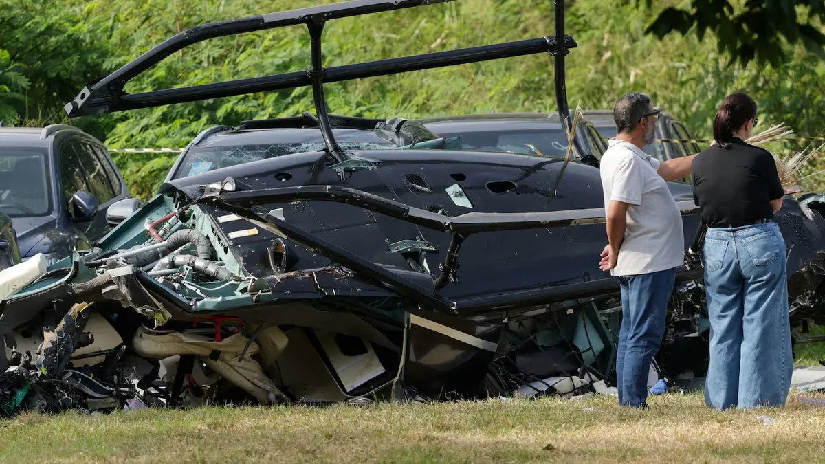 La última foto de Gaspi antes del accidente fatal de helicópteros en Río de Janeiro
