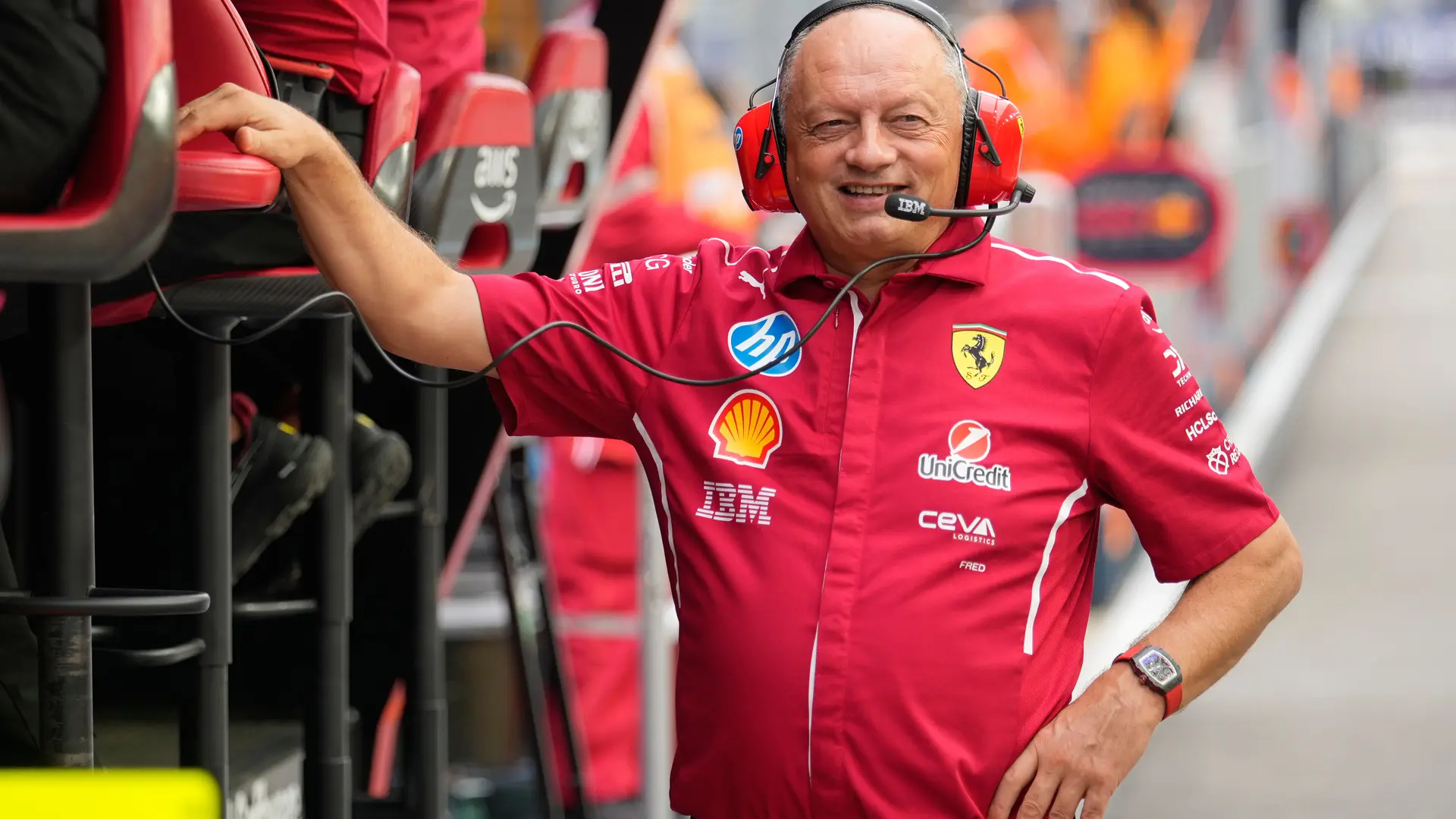 Fred Vasseur, jefe de Ferrari, hospitalizado en Mónaco