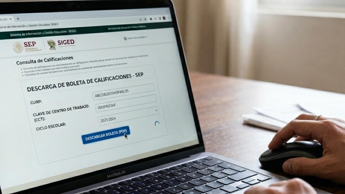 Calificaciones SEP 2026: paso a paso para descargar en PDF