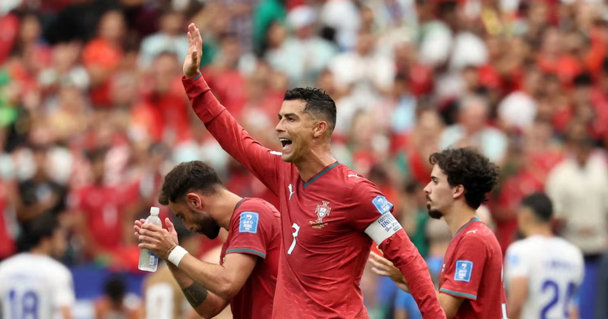 Con doblete de Cristiano Ronaldo, Portugal aplastó 5-0 a Uzbekistán
