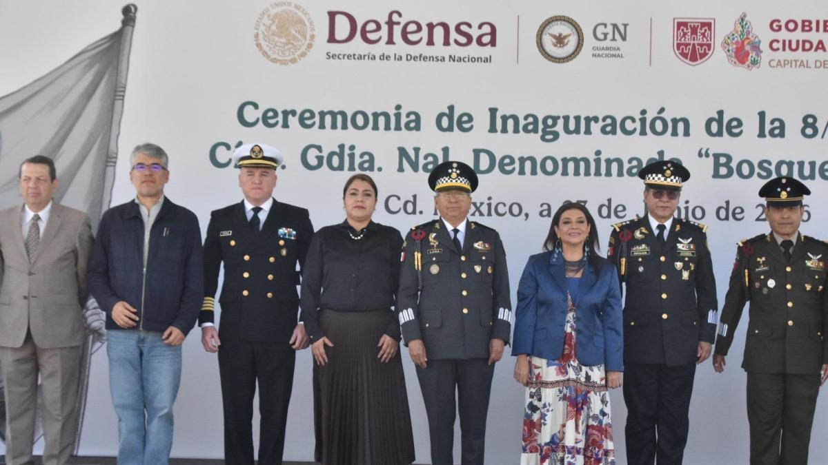 Clara Brugada asiste a inauguración del cuartel de Guardia Nacional en Tláhuac