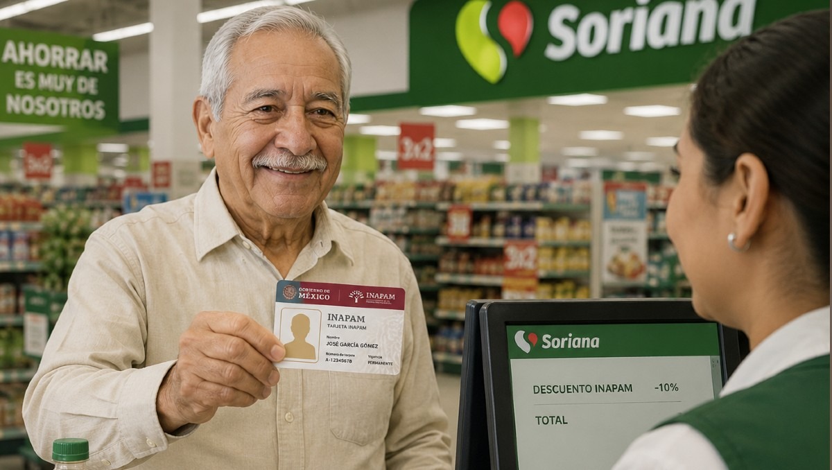 INAPAM. Cómo tener descuentos en Soriana con credencial adulto mayor
