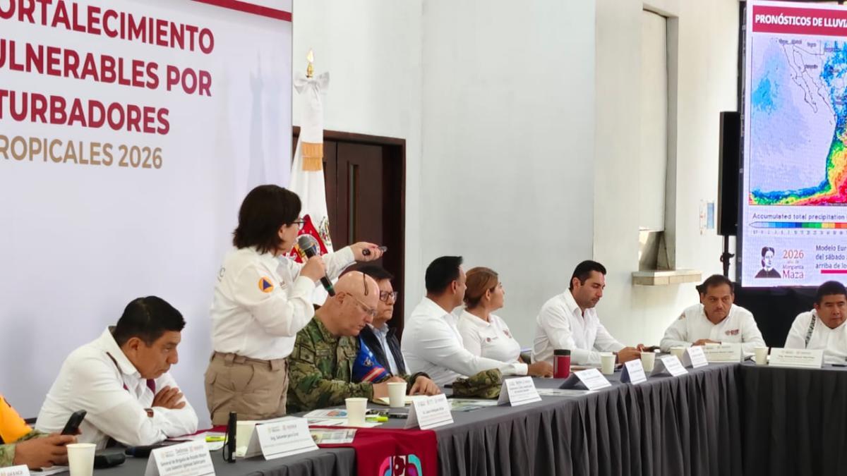 Instalan primer Puesto de Comando de la temporada de lluvias y ciclones tropicales en Huatulco