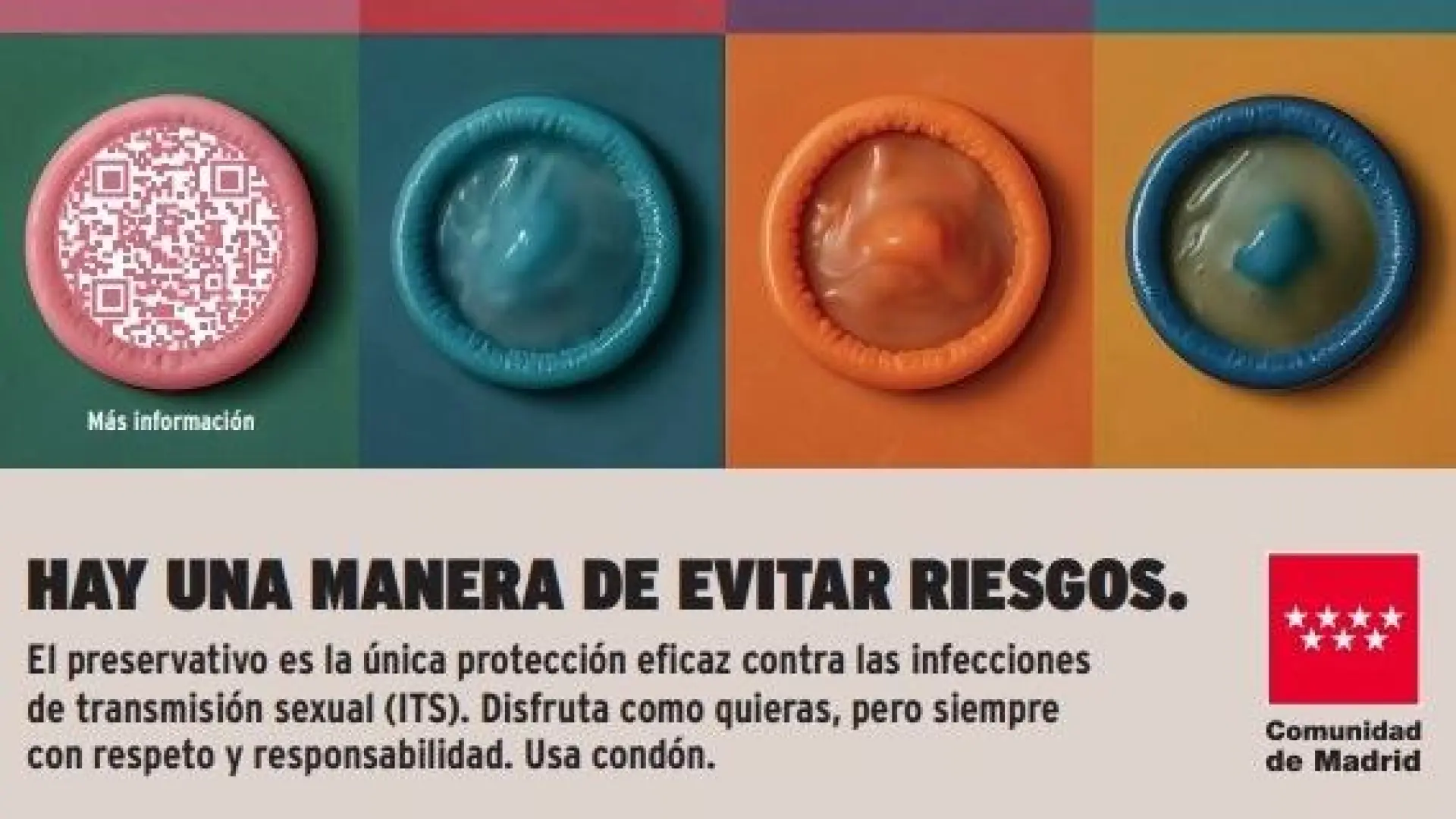 Una nueva campaña informativa en Madrid fomenta el uso del preservativo en jóvenes