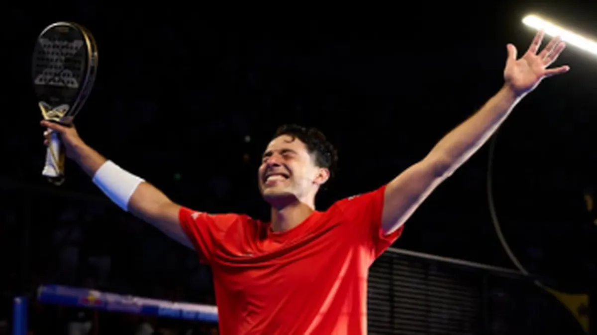 Agustín Tapia volvió a festejar en Roma: se consagró campeón del Italy Major junto a Arturo Coello