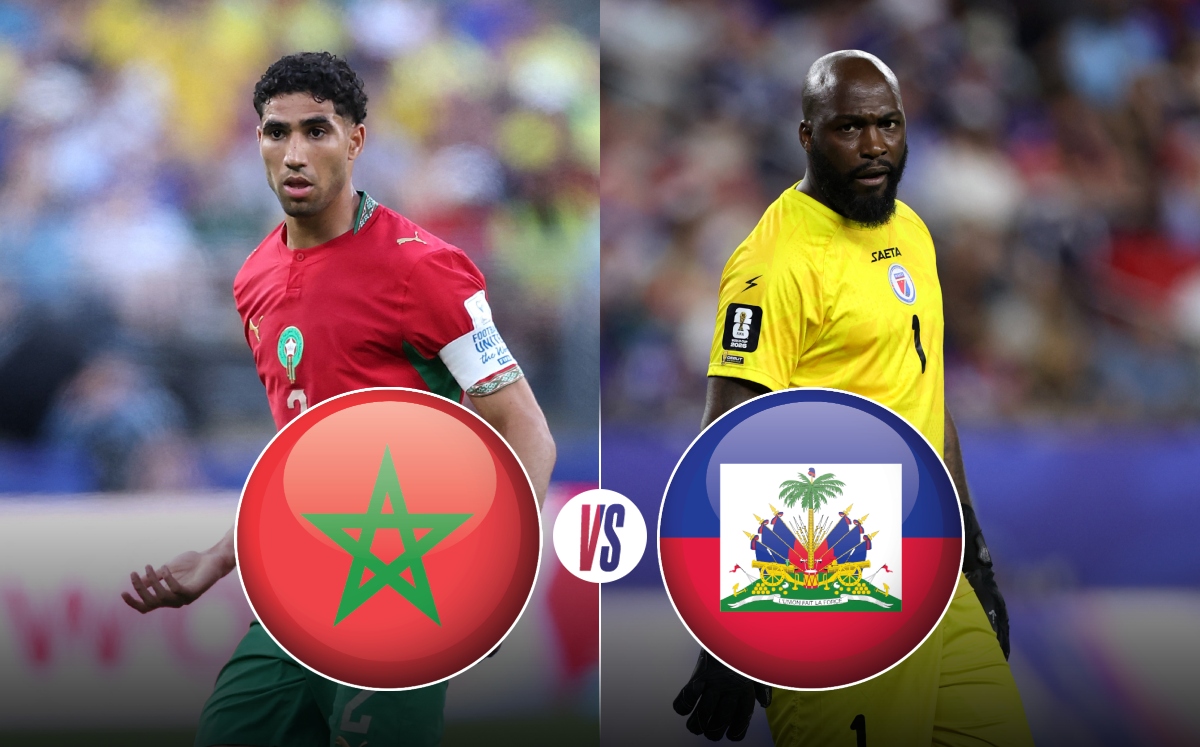 Dónde ver Marruecos vs Haití: A qué hora juegan EN VIVO