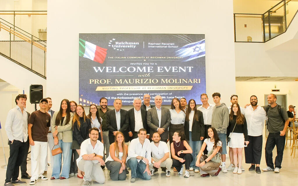 Reichman University welcomes Italian Ambassador and veteran journalist Maurizio Molinari