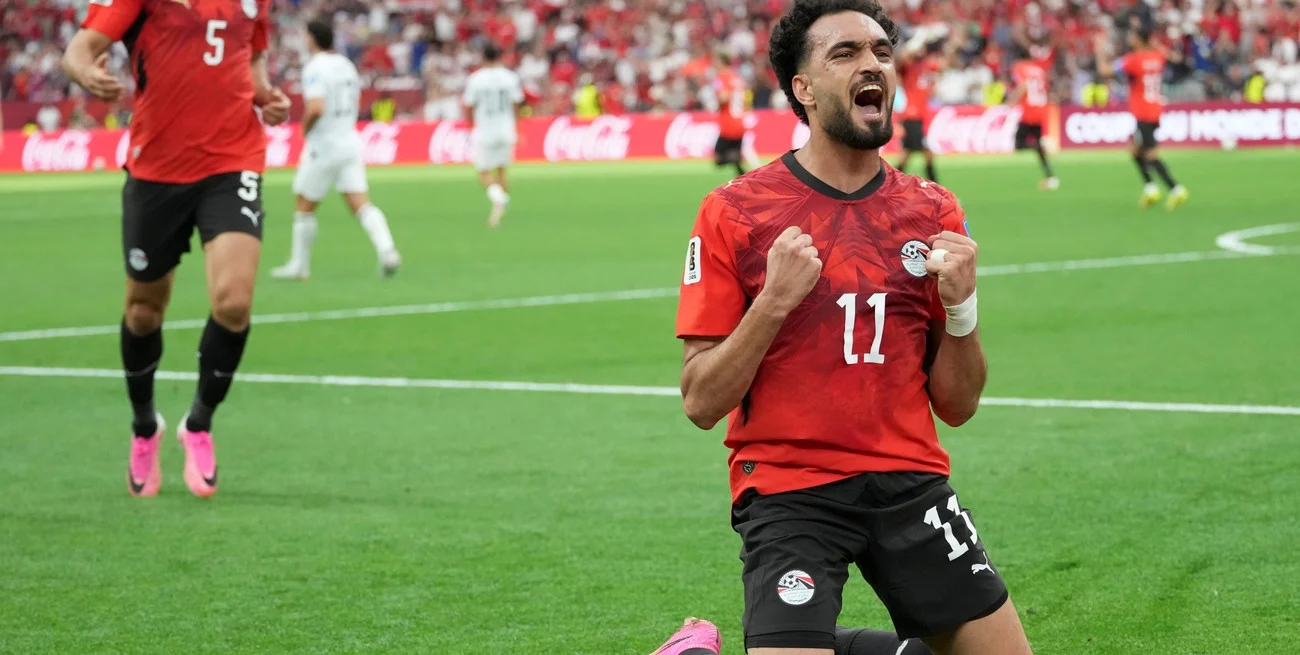 Egipto remontó ante Nueva Zelanda, ganó 3-1 y quedó como líder del Grupo G