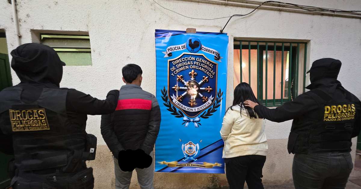 Corrientes: desbarataron un kiosco de drogas y detuvieron a una pareja