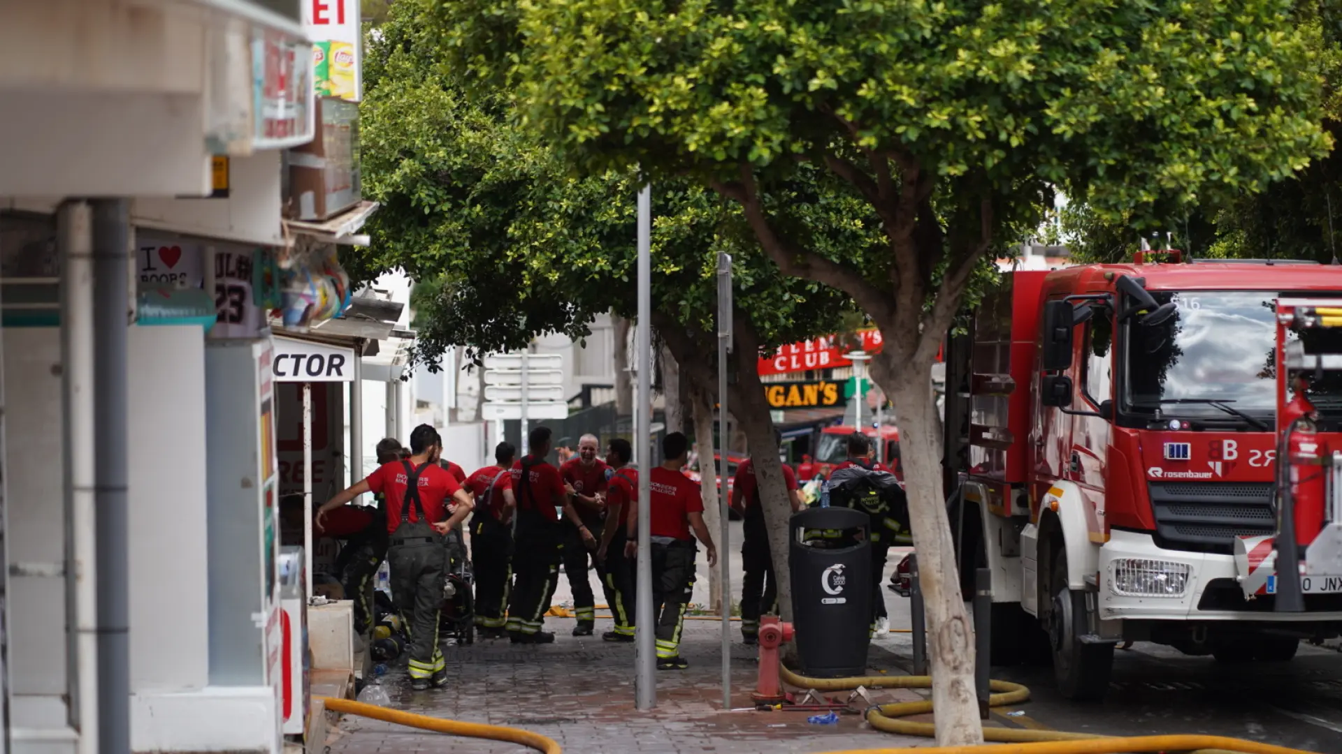 La anciana herida en el incendio de Magaluf permanece estable y fuera de peligro
