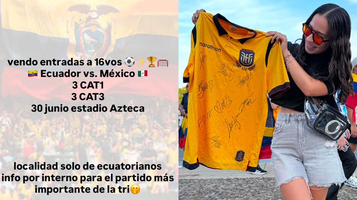 ¿Para eso los querían? Ecuatorianos revenden boletos para partido contra México