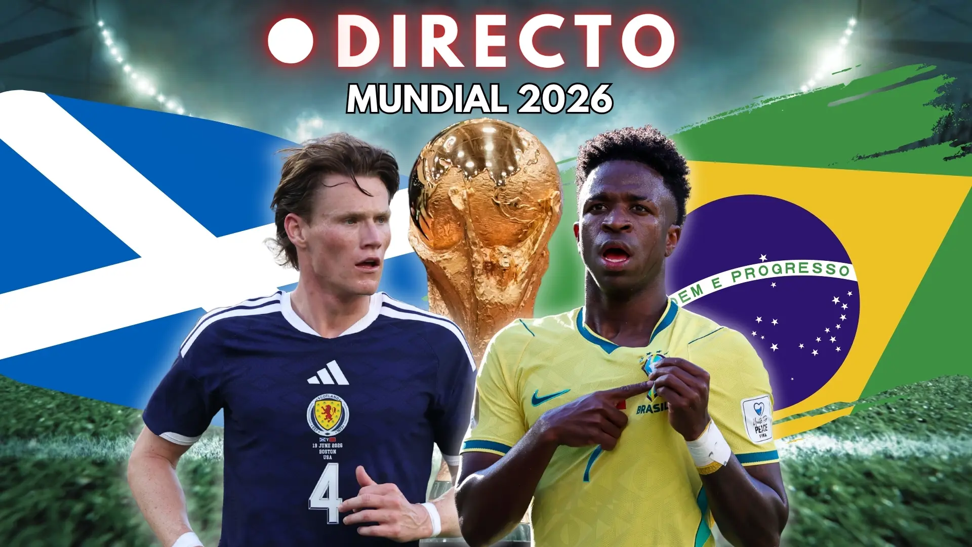 Brasil se juega ante Escocia la primera posición del Grupo C del Mundial