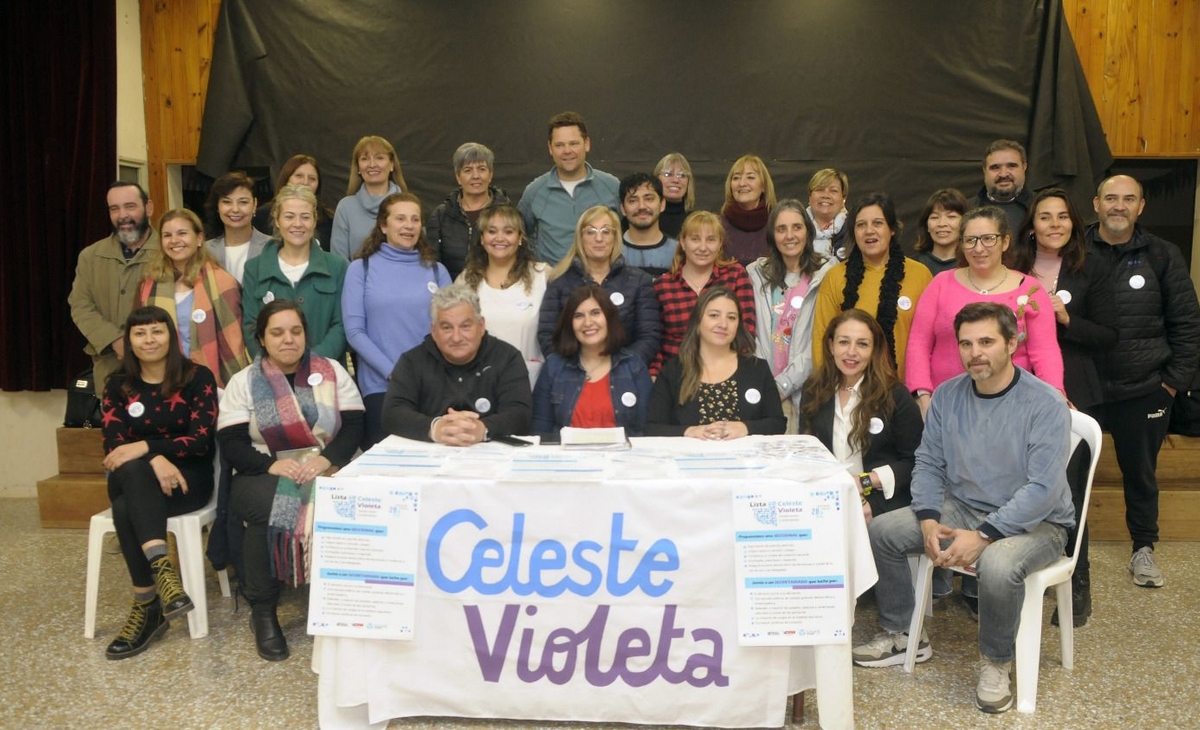 Elecciones en Utelpa: la Celeste Violeta presentó sus candidatos