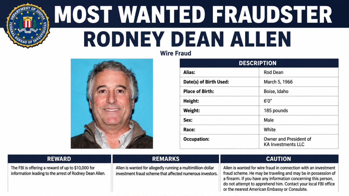 Rodney Dean Allen: el corredor de bolsa que desapareció con millones de dólares