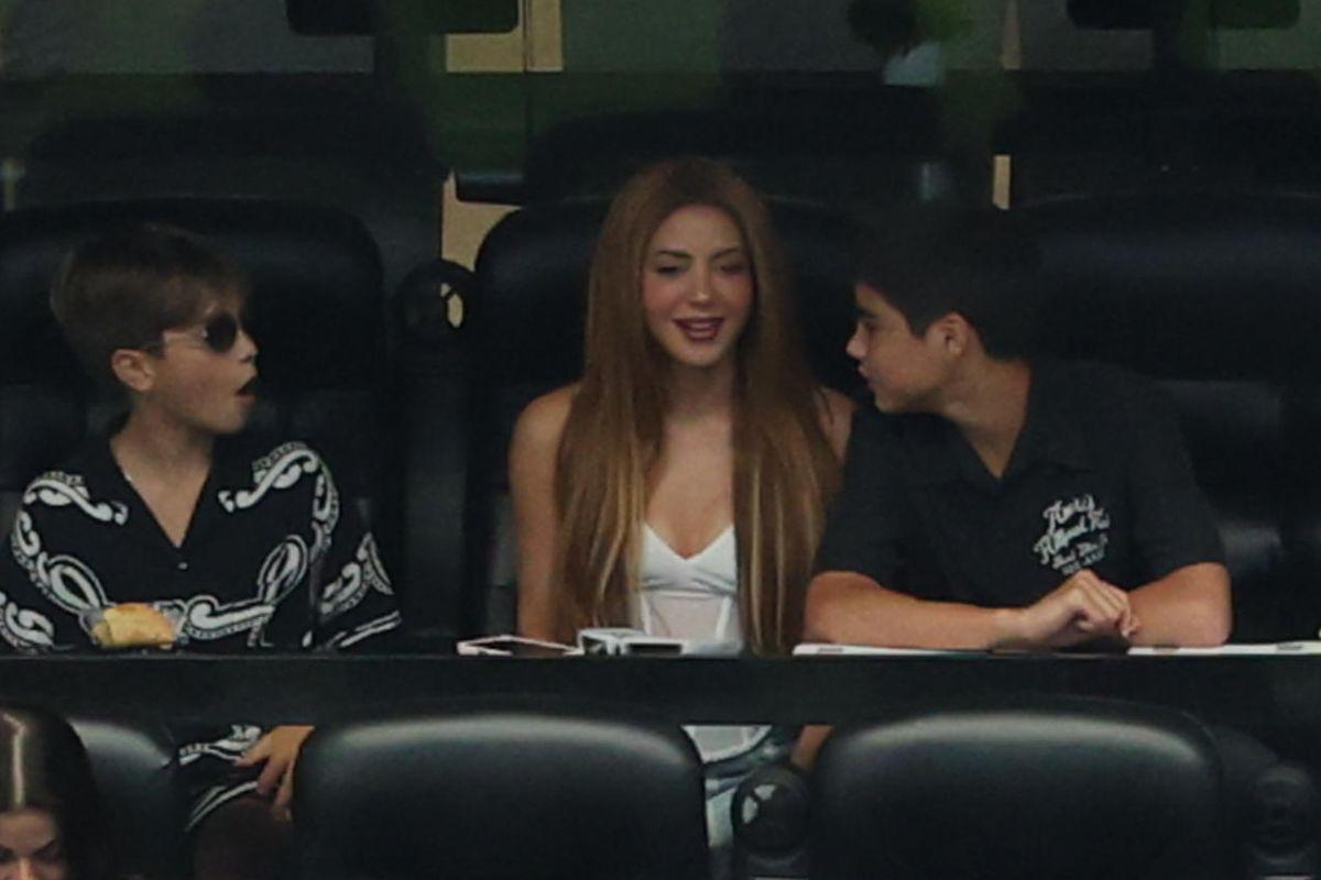 Shakira se robó las miradas en el partido de Argentina. ¿Qué hizo?