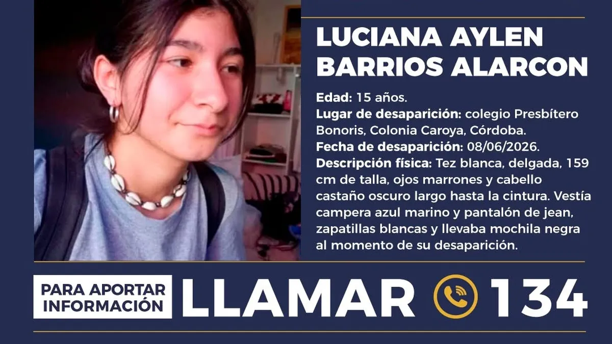 La Policía de Catamarca se sumó al operativo por la desaparición de Luciana Barrios Alarcón