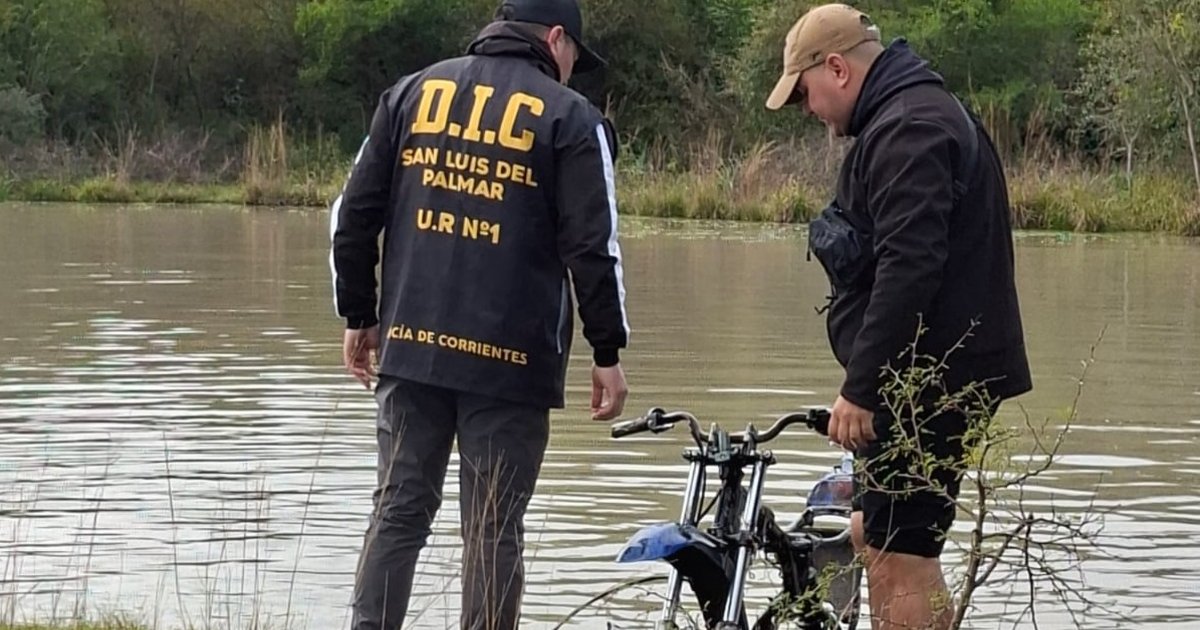 San Luis del Palmar: robaron una moto, la desarmaron y arrojaron cerca del Riachuelo