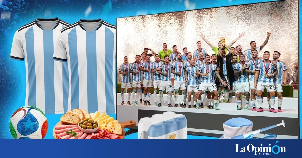 No te pierdas el Smart TV de regalo de La Opinión Austral, las camisetas, pelotas y kits para alentar a la Selección Argentina en este Mundial 2026