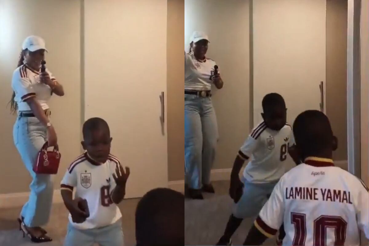 Locura en redes por el baile de la familia de Lamine Yamal tras la victoria de España