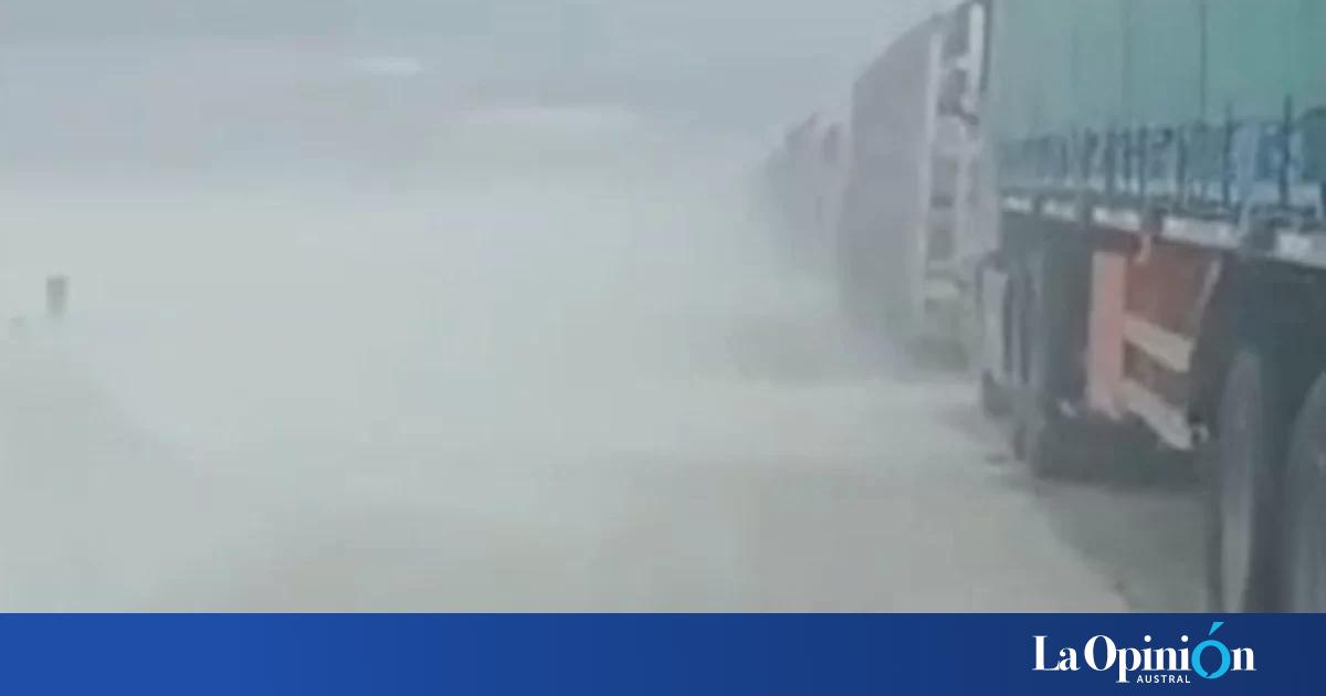 Doble alerta meteorológico en toda Santa Cruz por vientos y nevadas hasta el viernes