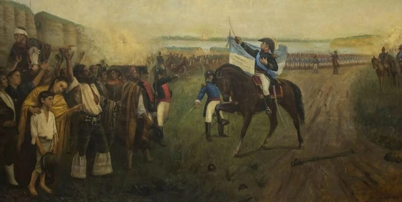 Del cuadro con un error histórico a la bandera hecha de luz: cinco obras de arte inspiradas en Belgrano