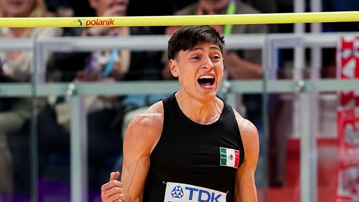 Erik Portillo hace historia para México con plata en salto de altura de la Liga Diamante de Roma