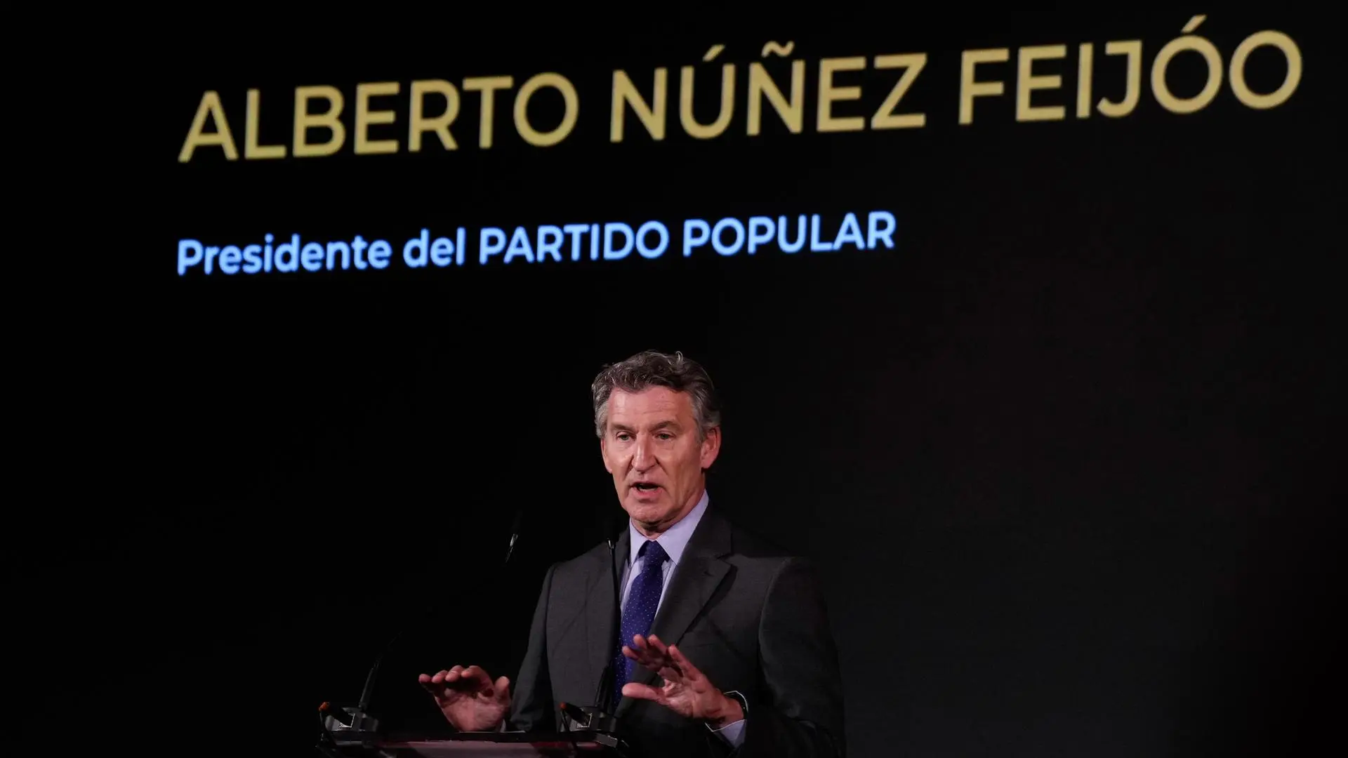 Feijóo promete "una reconstrucción nacional urgente" ante el "actual nivel de degradación"
