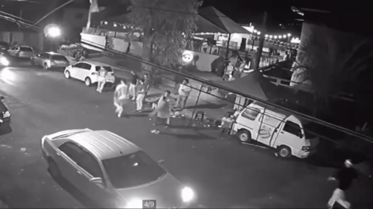 Motorista atropela pedestres e foge após briga em casa de eventos em Juiz de Fora; VÍDEO