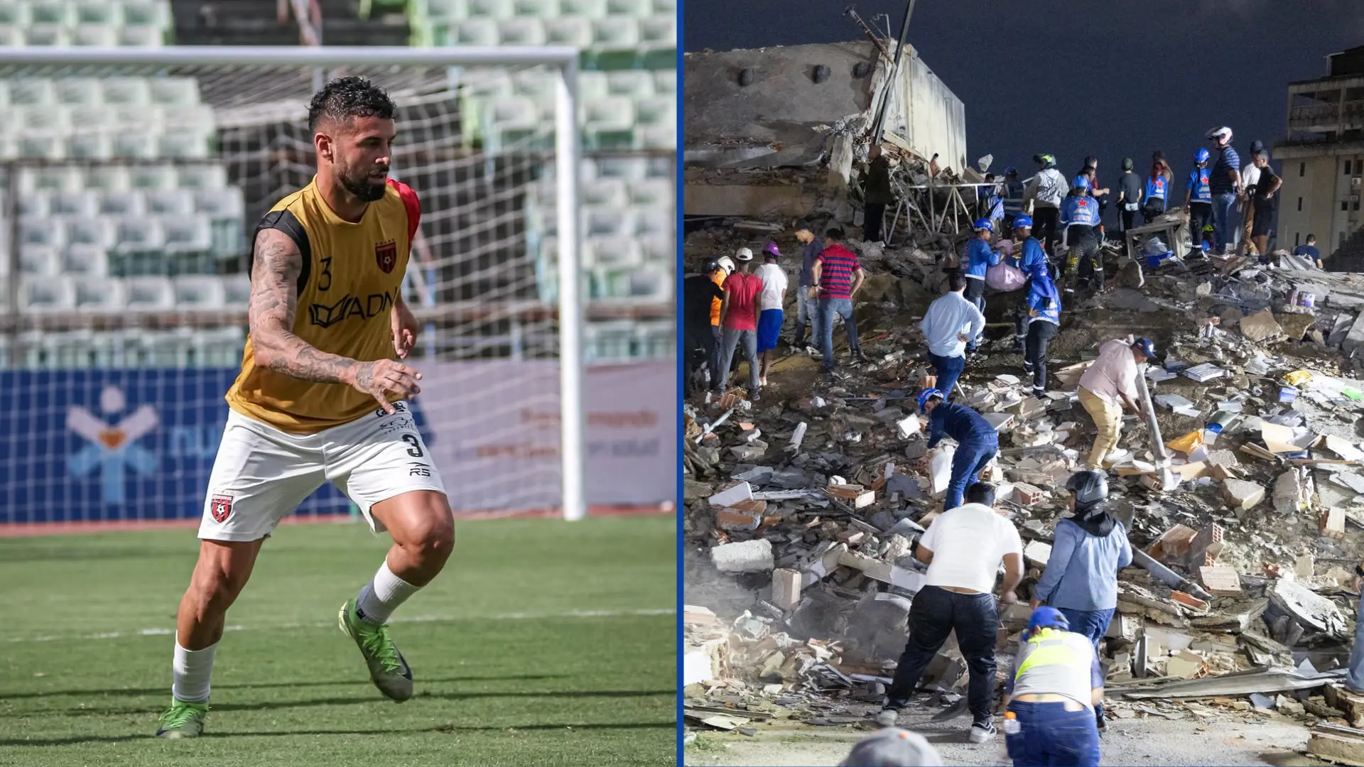 El futbolista Lucas Trejo busca a su familia desesperadamente tras los terremotos de Venezuela: "Ayuda, por favor"