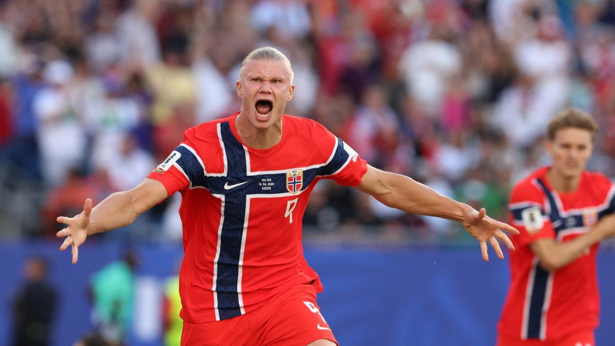 ¡Debut soñado! El demoledor doblete de Erling Haaland que lleva a Noruega al triunfo en el Mundial