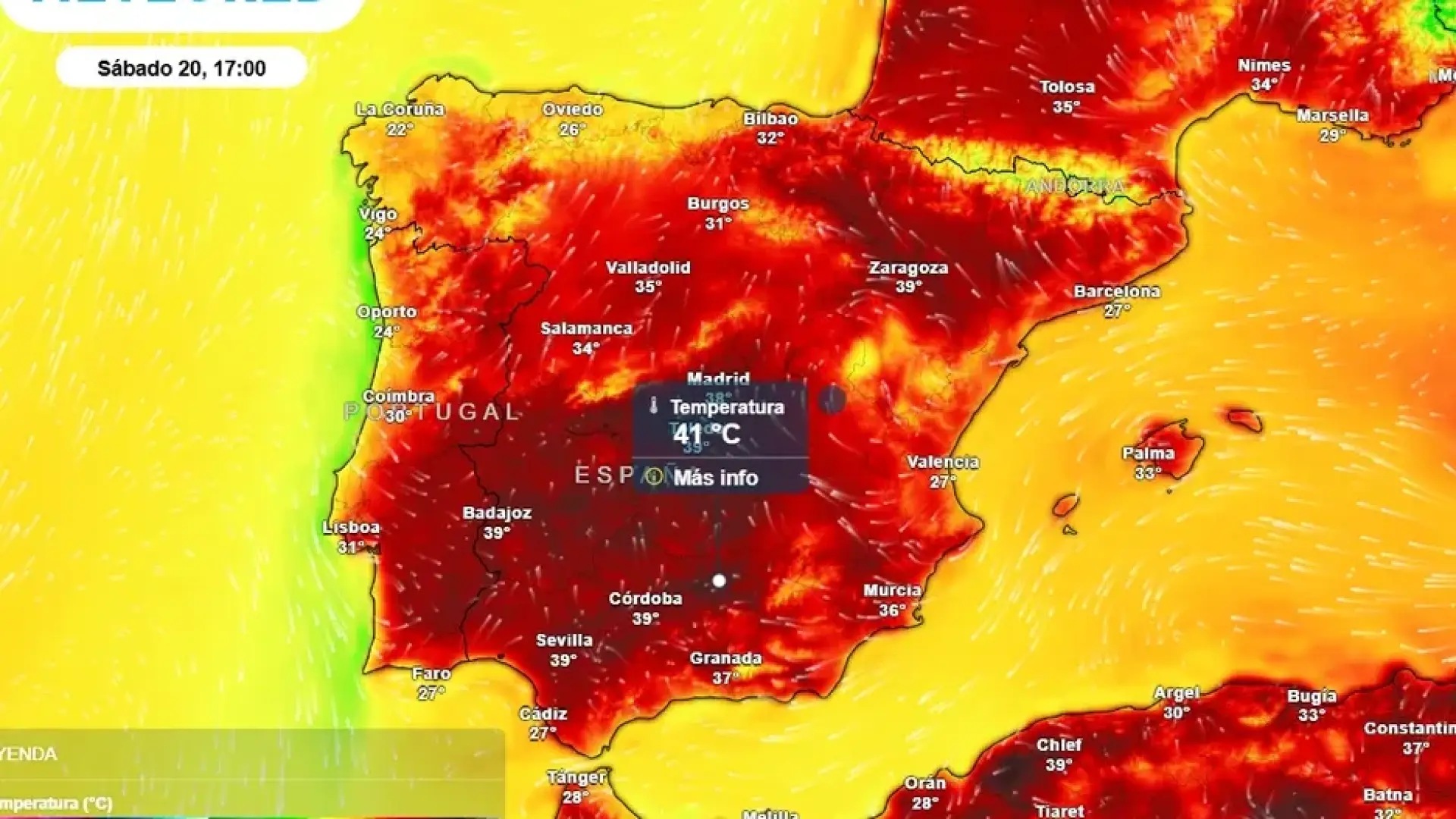El calor y las tormentas protagonizarán la semana y varias ciudades podrían llegar hasta los 40 ºC