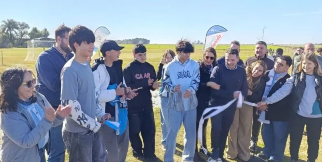 Avellaneda inauguró un nuevo espacio verde recuperado donde antes había una cava