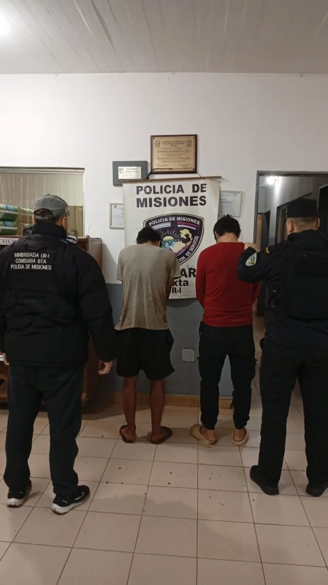 Se escondió en un árbol pero terminó detenido junto a su hermano