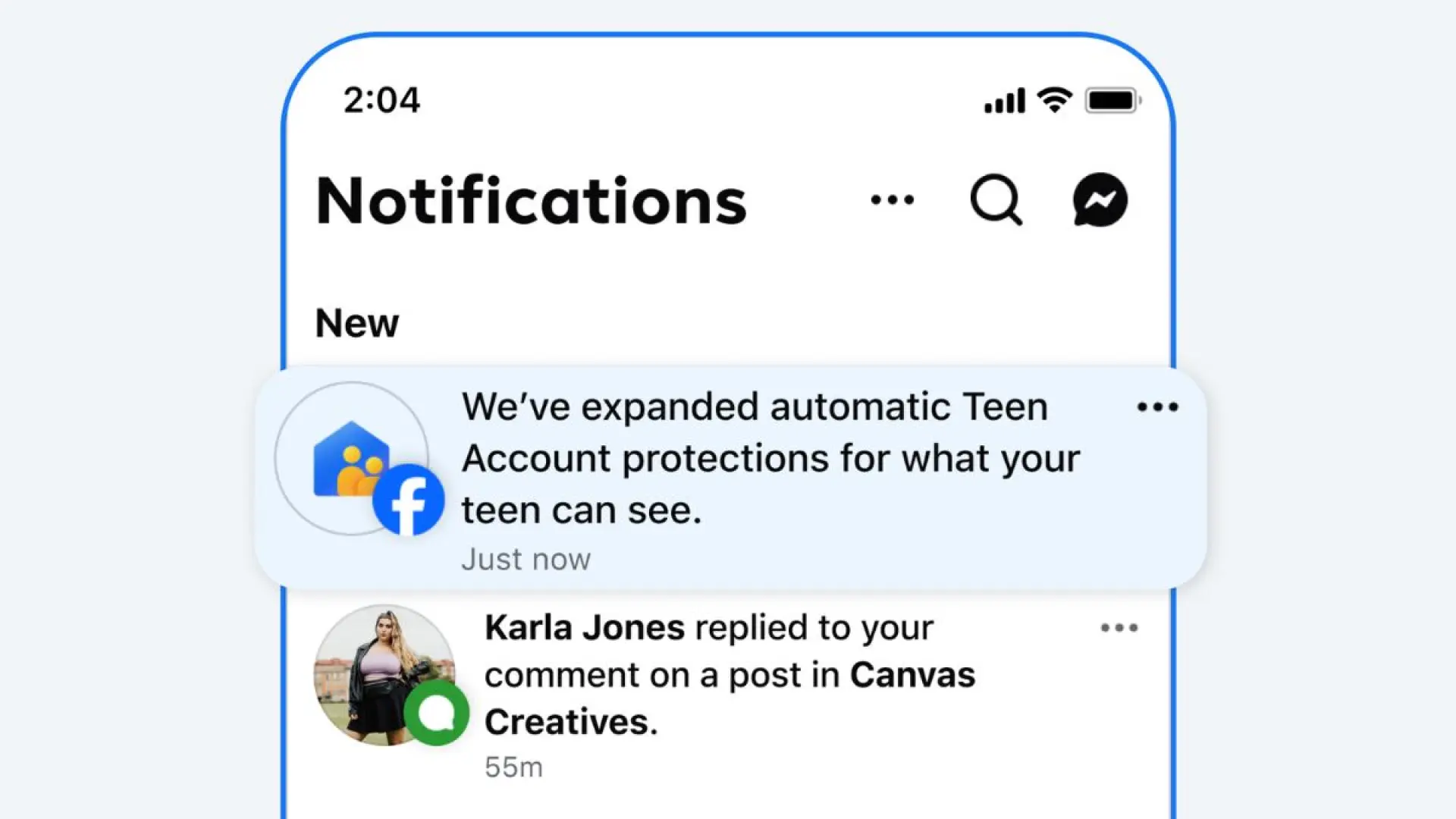 Meta despliega en España medidas de seguridad para proteger a los adolescentes en Facebook y Messenger