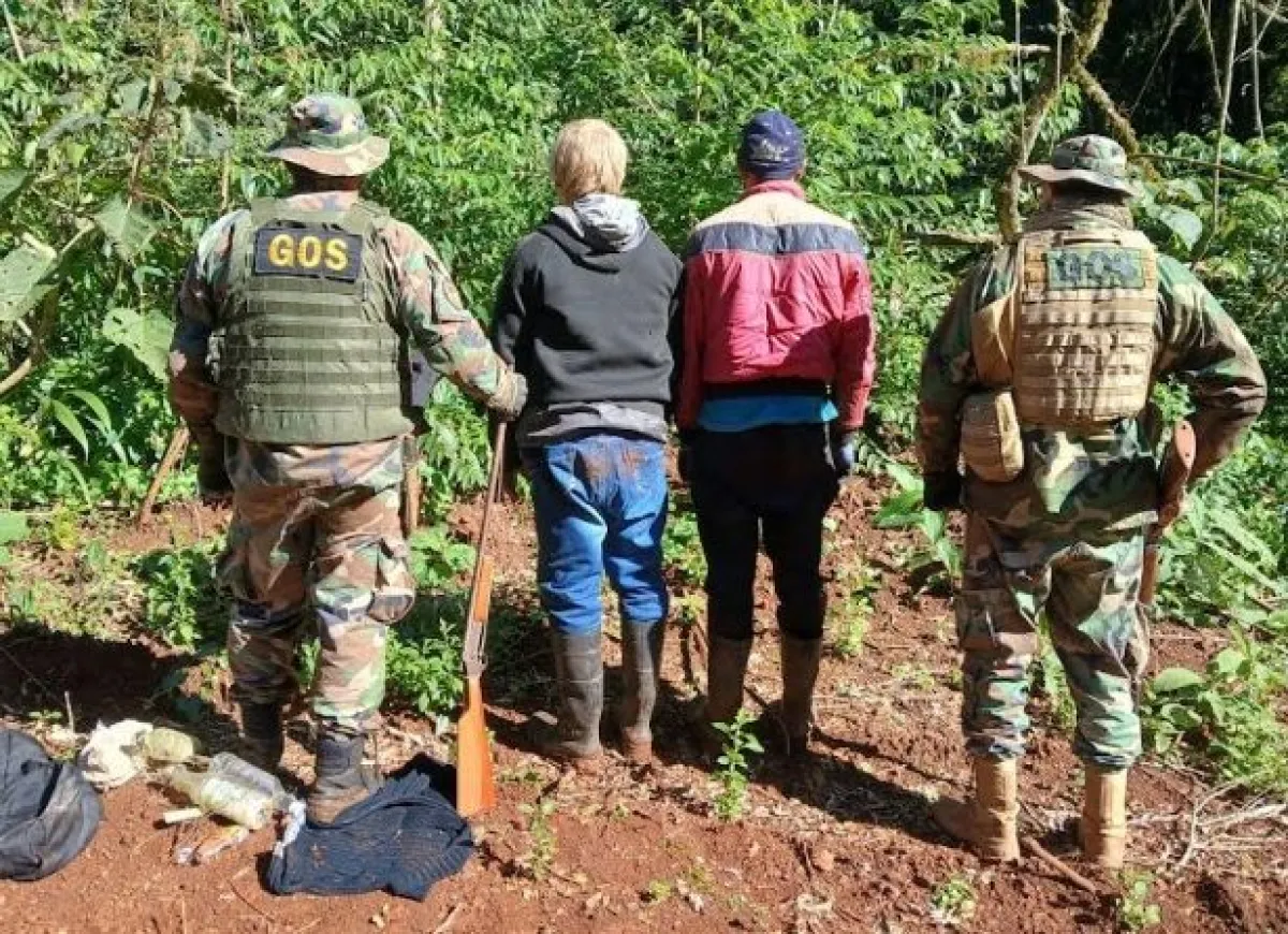 San Pedro: guardaparques interceptaron a presuntos cazadores y secuestraron escopetas en plena reserva