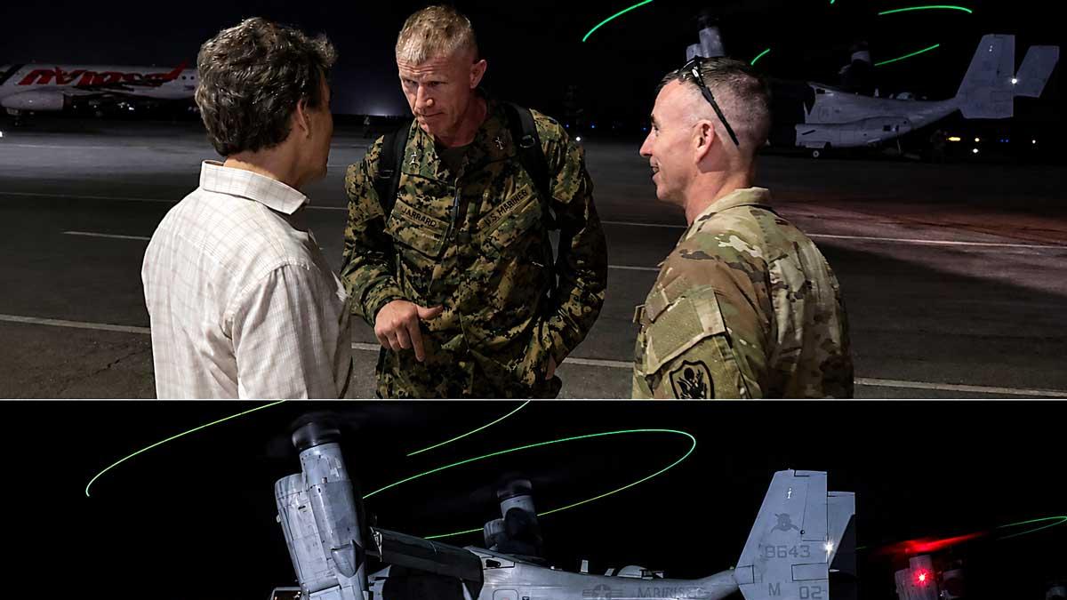 Alto mando militar de EU llega a Venezuela para supervisar tareas de rescate por sismo