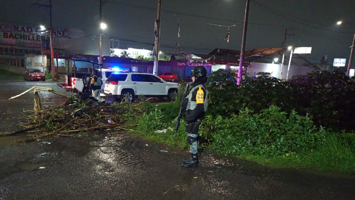 Activan Plan DN-lll-E por intensas lluvias en Ixtapaluca y Chalco