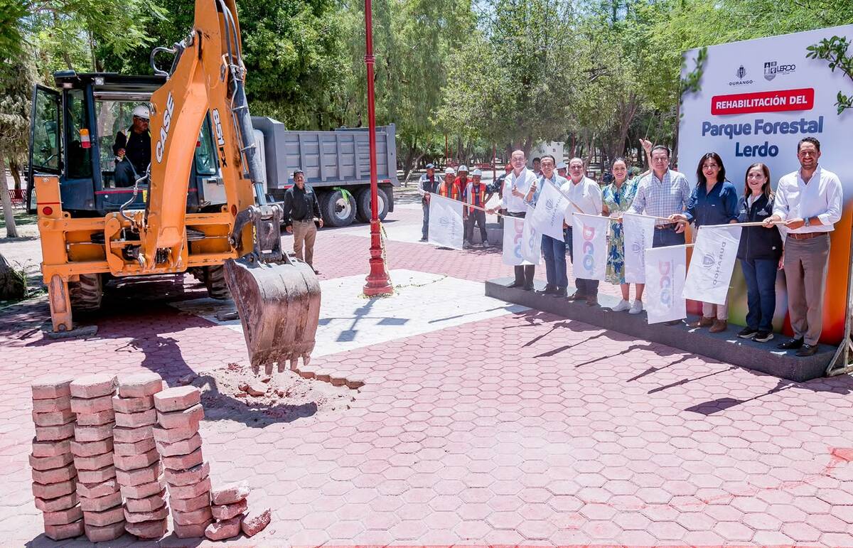 Arrancan obras de rehabilitación de Parque Forestal en Lerdo