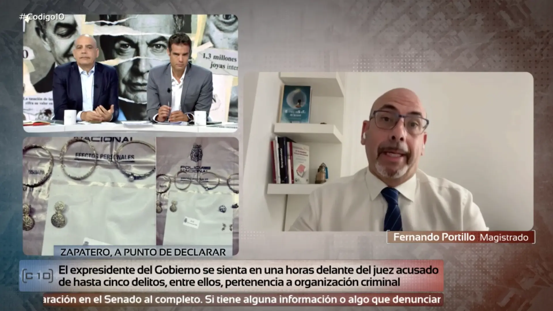 Esta es la condena que podría recibir Zapatero por el hallazgo de las joyas, según un magistrado