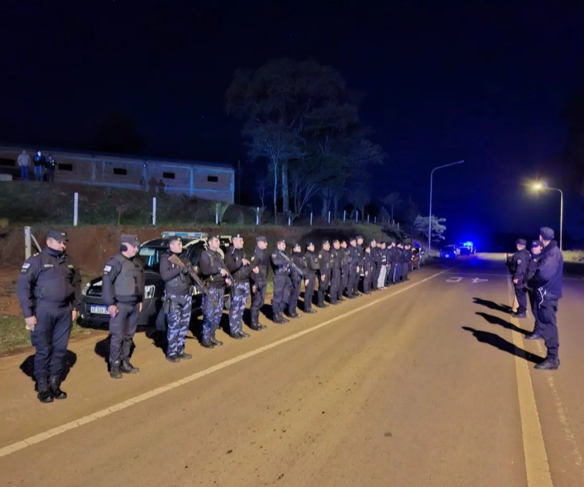 Rescataron a un hombre secuestrado tras un tiroteo en Bernardo de Irigoyen y continúa un amplio operativo para capturar a los prófugos