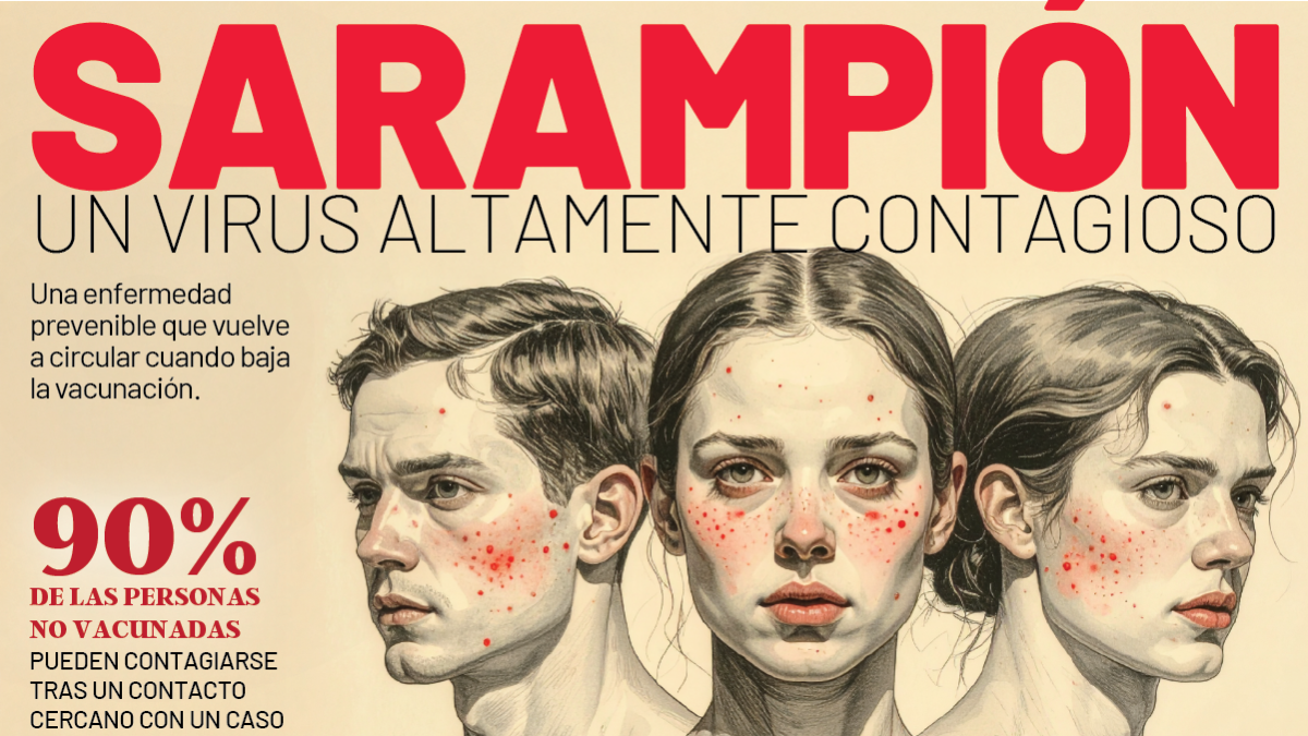 El sarampión en México: una alerta sanitaria que se atiende con vacunación