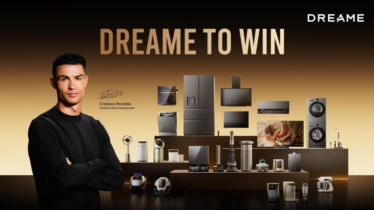 Dreame Technology presenta a Cristiano Ronaldo como nuevo Embajador Global de Marca