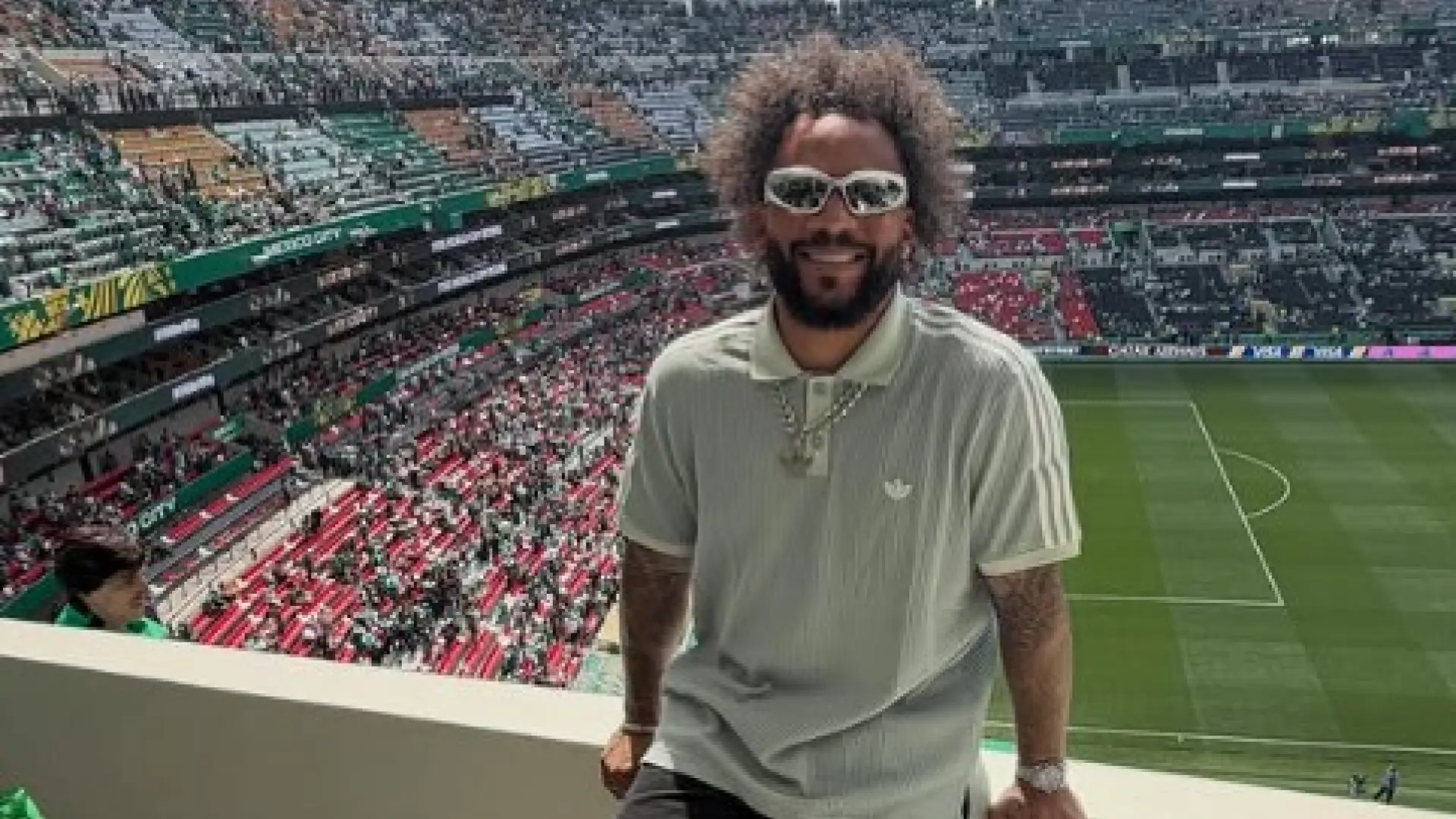 Marcelo, evacuado por la Policía tras el partido inaugural del Mundial
