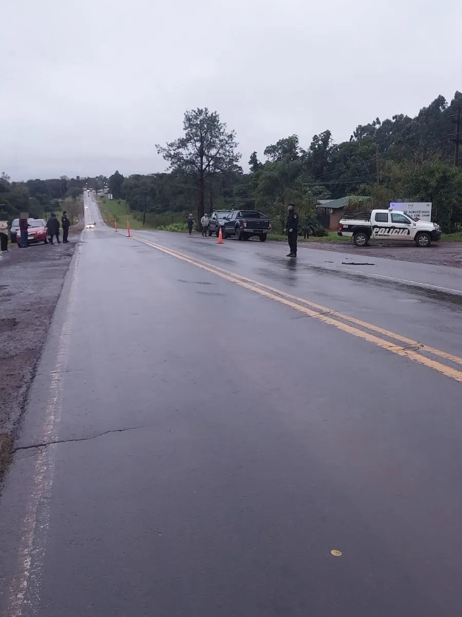 Atropellaron, mataron y abandonaron a un hombre a la vera de la ruta 12 en Jardín América
