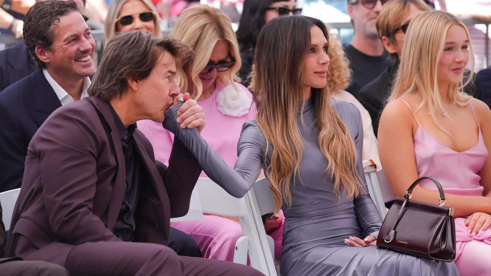 El beso de Tom Cruise a Victoria Beckham del que todo el mundo