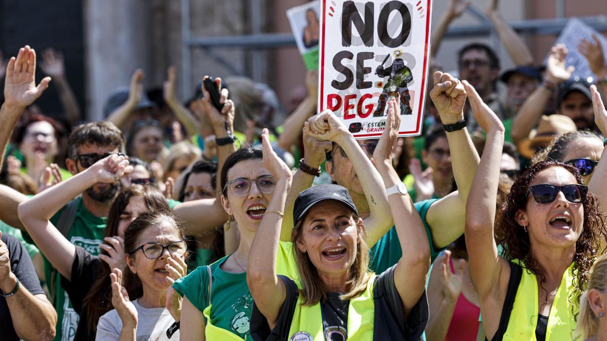 Todos los frentes abiertos en la huelga indefinida de la educación pública valenciana