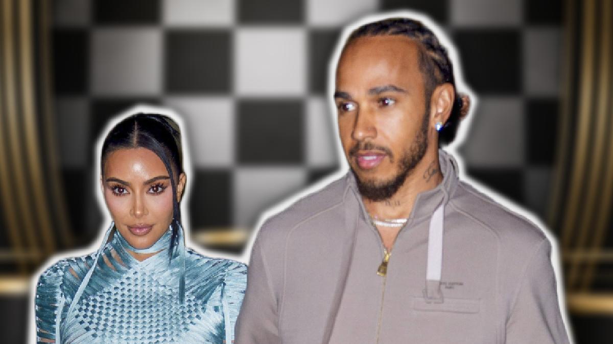 ¿Kim Kardashian fue el amuleto de Lewis Hamilton?; así celebró el podio de su novio en Mónaco