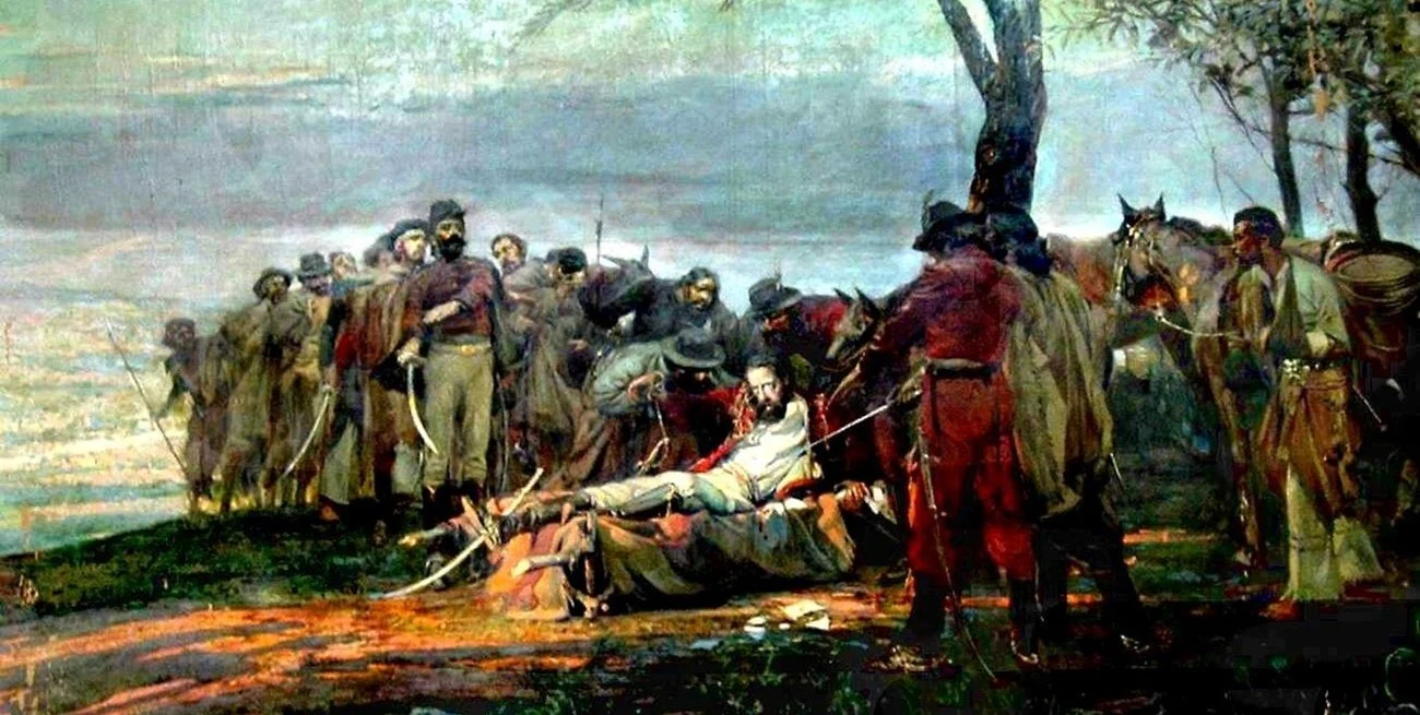 "La muerte de Güemes": el cuadro que le dio "rostro" a un héroe sin retratos